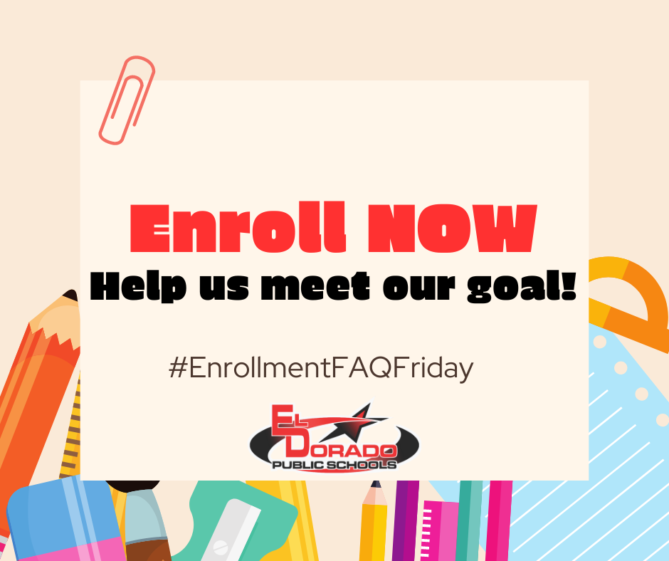 Enroll NOW! Help us meet our goal!