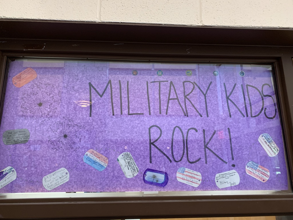 Military Kids Rock Sign