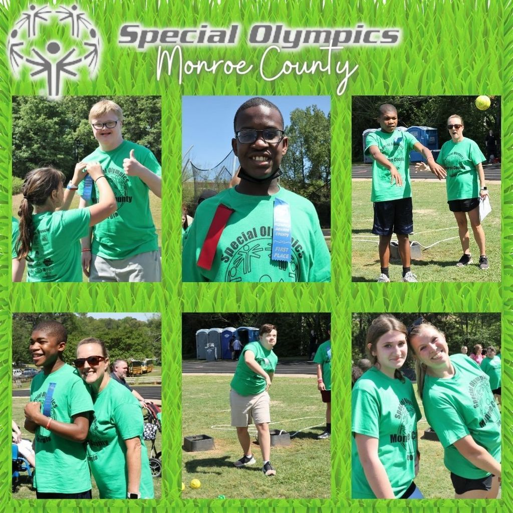 Special Olympics of Monroe County with pics of MCMS kids
