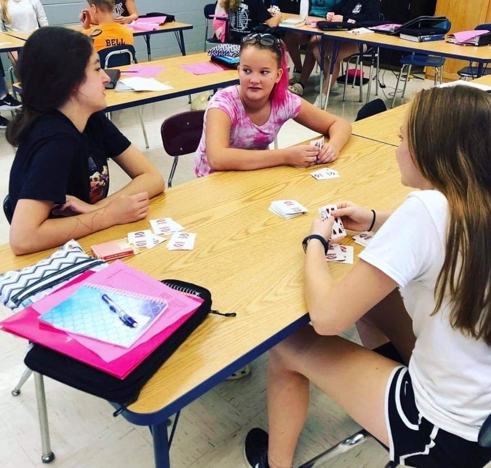 Practicing Numbers in Spanish Class