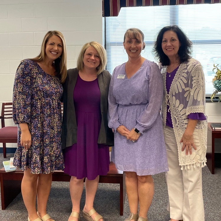 staff in purple