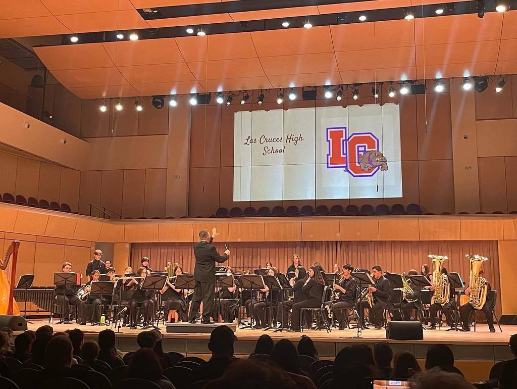 Wonderful performances today at the New Mexico Activities Association (NMAA) State High School Band Contest by Las Cruces Public Schools band programs! Congratulations to CHS for winning 3rd place!  Mayfield High School Wind Ensemble, under the direction of Rod Pior and Marissa Al-Masoud Centennial High School Wind Ensemble, under the direction of Philip Ramos Karen Padilla Las Cruces High School Wind Ensemble, under the direction of Ty Frederick and Raul Escobedo