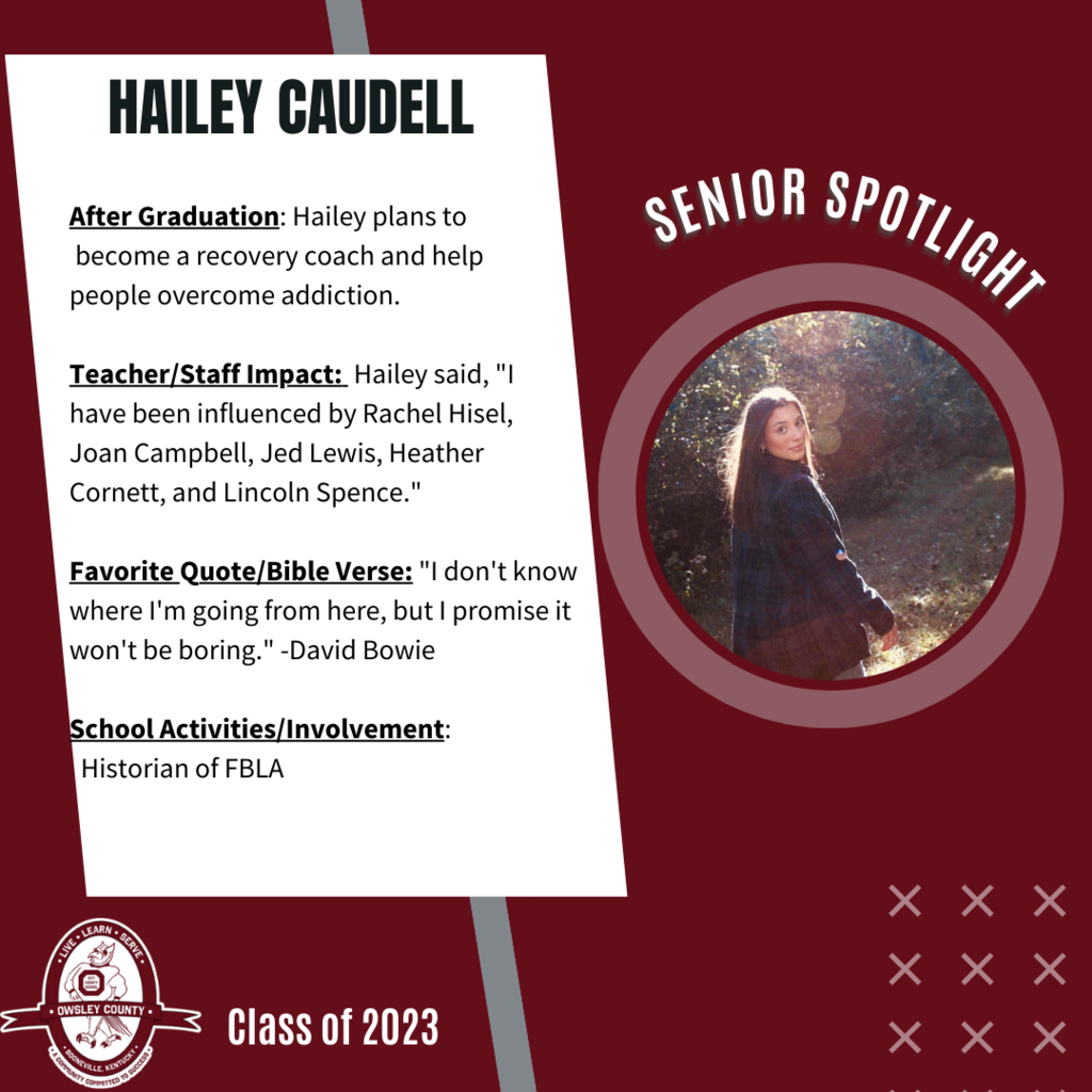 Senior Spotlight-Hailey Caudell