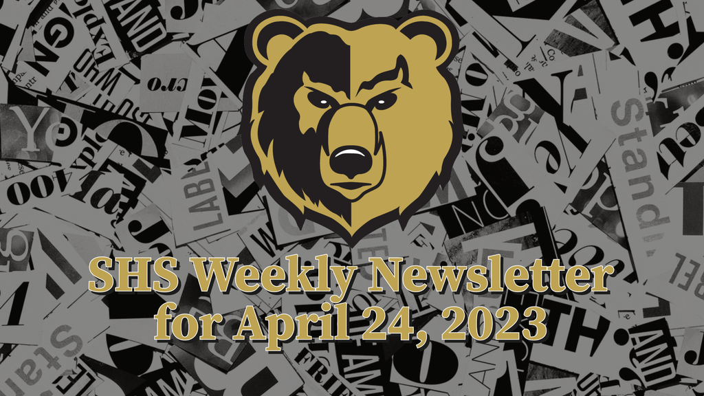 SHS Newsletter 04/24/23