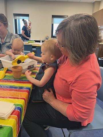 Grandma with child