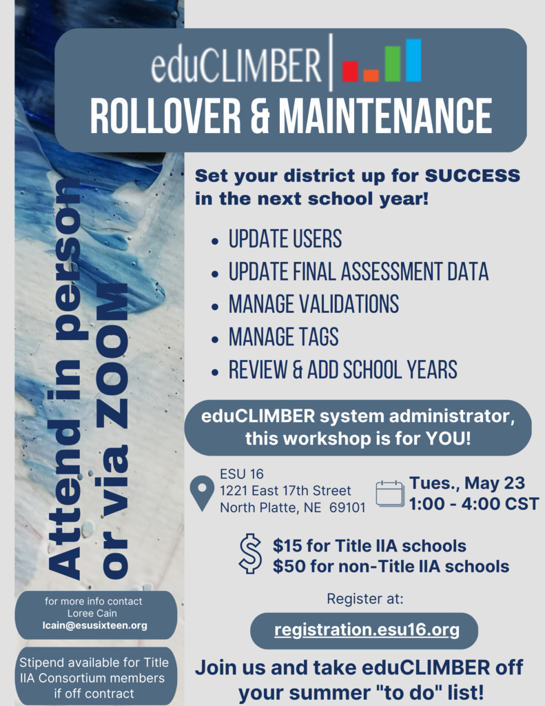 5/23/23 eduCLIMBER 1-4 CT North Platte