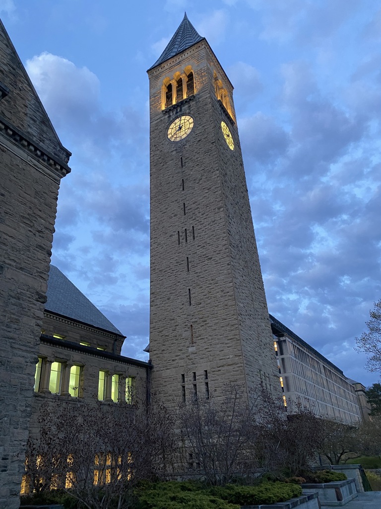 McGraw Tower, Uris Library, Cornell
