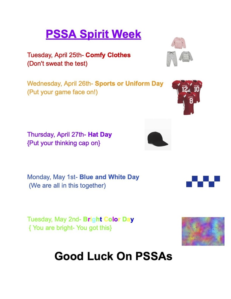 PSSA Spirit Week 2023