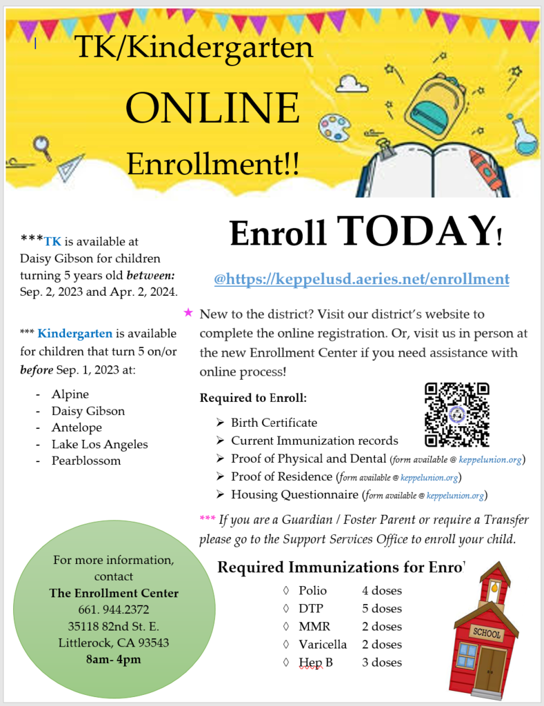 TK/K Enrollment 