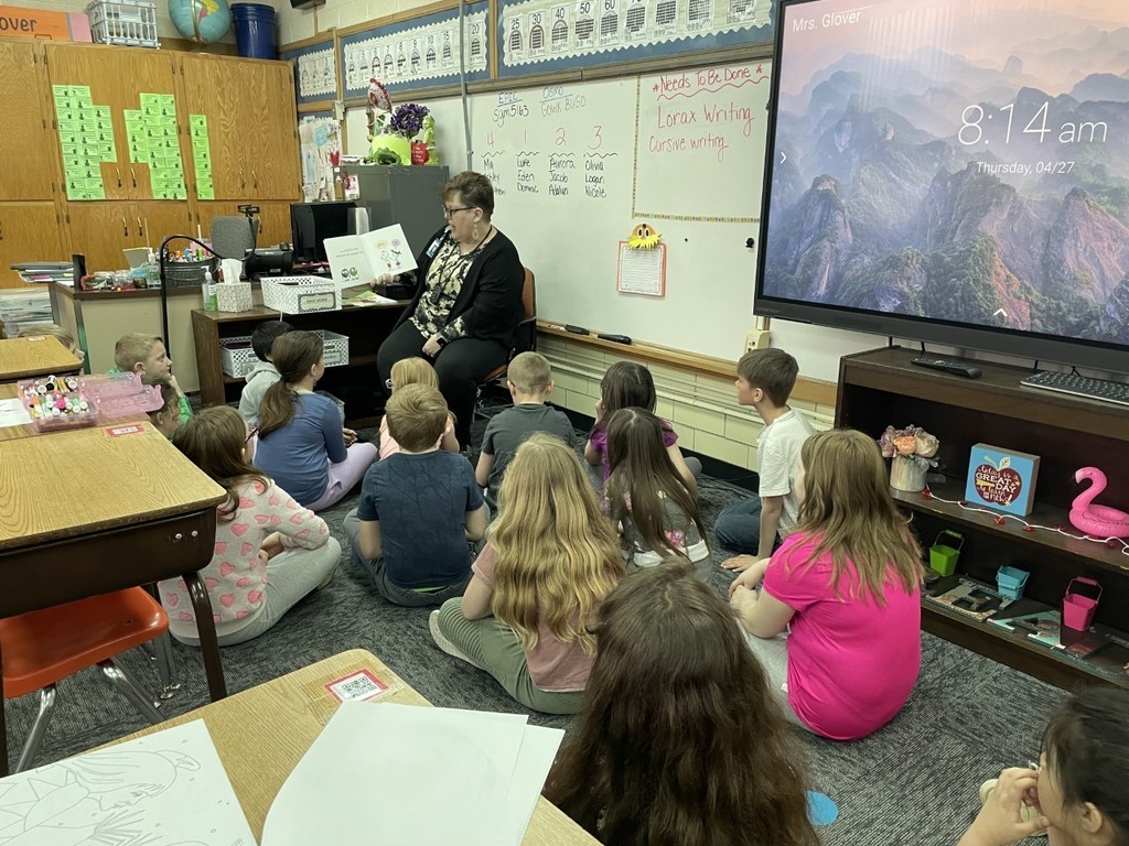 Read aloud time with Mrs. Aman!