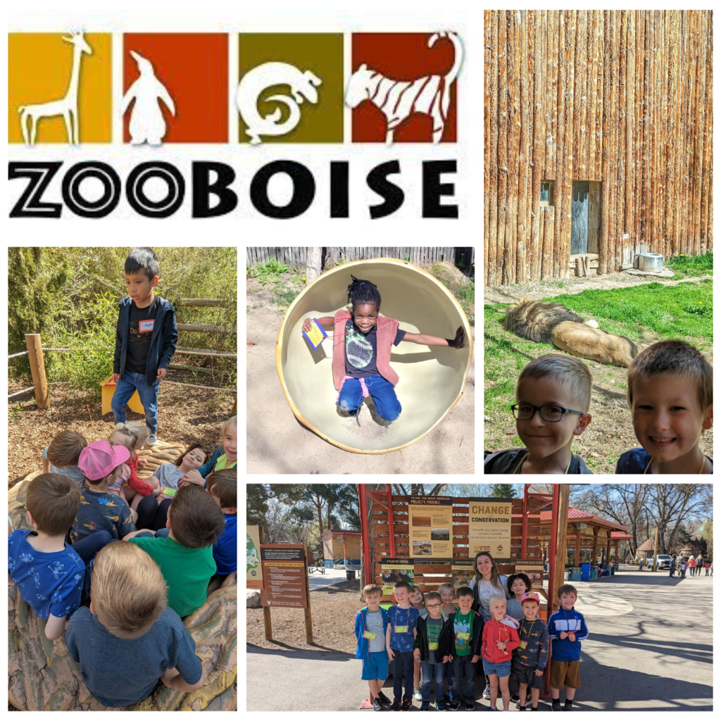 Zoo Boise with pictures of kinder kids