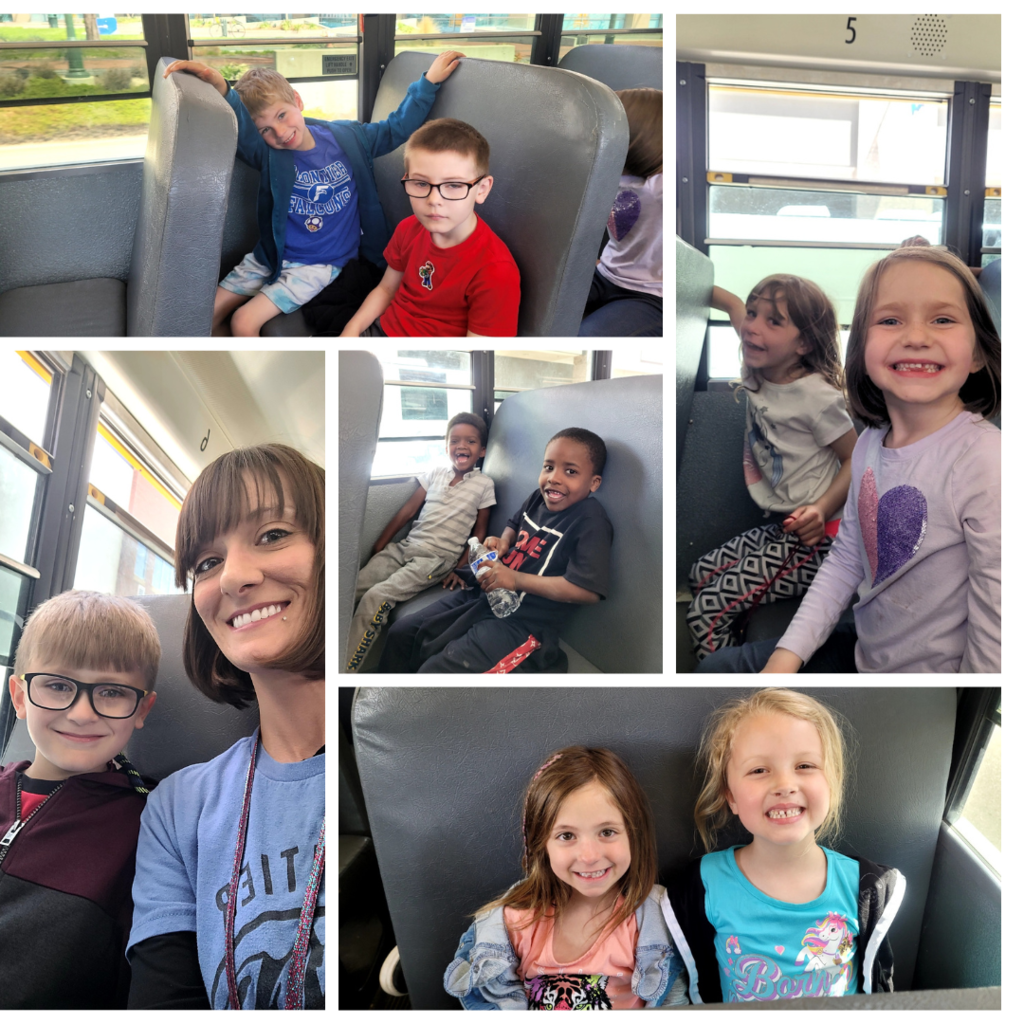Kinder kids on the bus