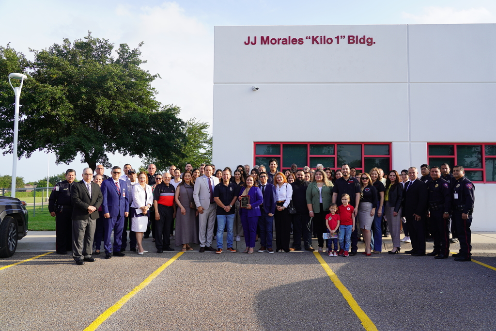 On April 27, 2023 La Joya ISD held its La Joya ISD Police Department Dedication Ceremony to honor Officer JJ Morales "KILO 1". We had the opportunity to express our appreciation for the exemplary work done by one of our own, Police Officer JJ Morales “KILO 1”. Our Police Department strives to provide excellence in safety by working collaboratively with the community and district to address crime. This meant that we honored an individual because their work and ethic was truly exceptional. He deserves our recognition and gratitude. Thank you to the Morales Family and everyone who contributed to this memorable event.