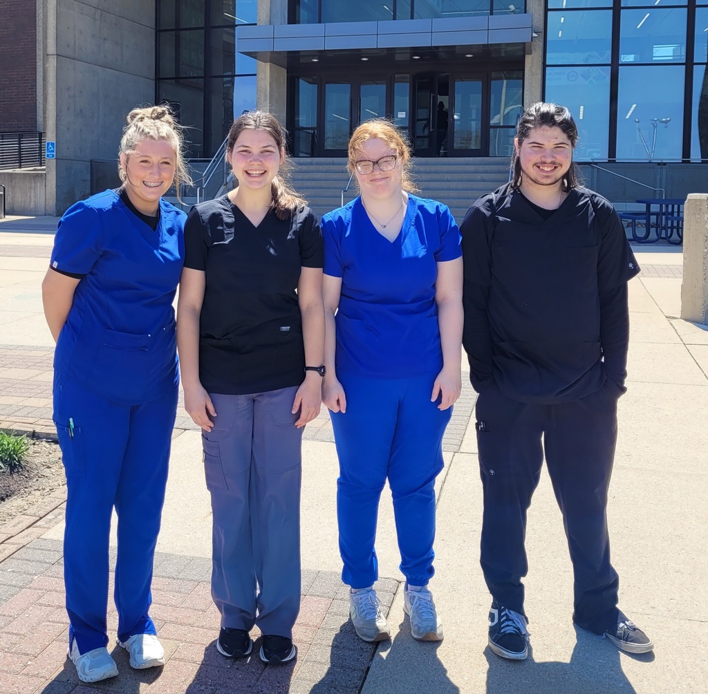 Hannah Sellers, Kirsten Albright, Kaelyn Brady, and Caleb Stephenson