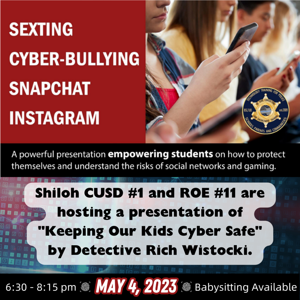 May 4 Cyber Safety presentation for families