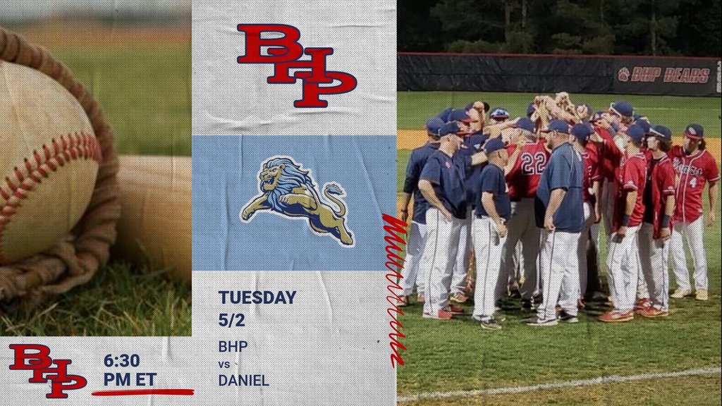 Come out to support the Bears in the first round of the playoffs tonight vs. Daniel. The game will begin at 6:30 and is a home game for the Bears. The ticket cost is $8, and only SCHSL passes will be accepted. Go Bears!