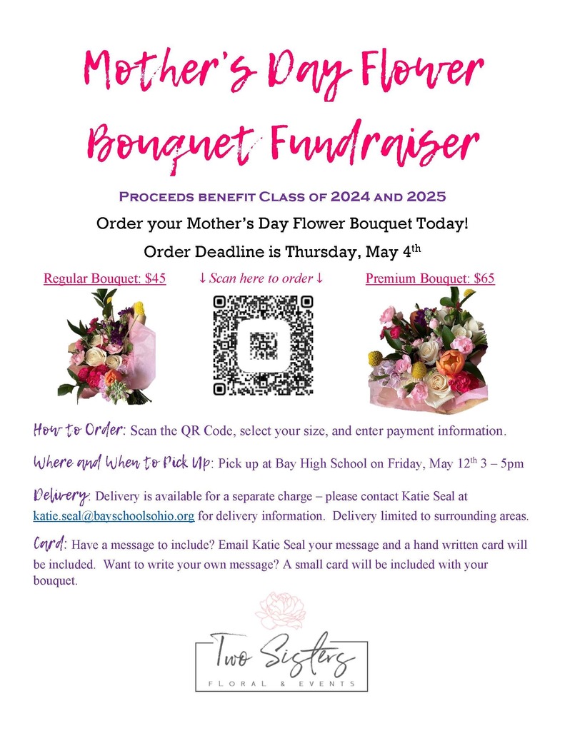 Mother's Day Bouquet flyer