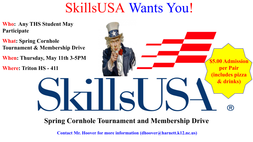 SkillsUSA CornHole Tourney