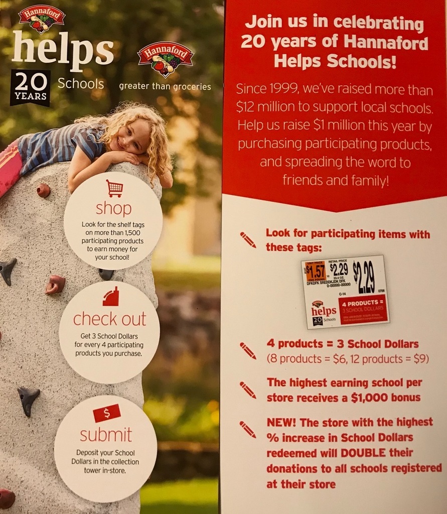 Hannaford Helps Schools