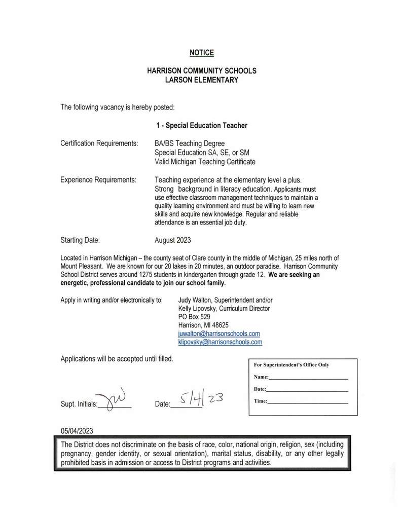 Elementary Special Education Teacher