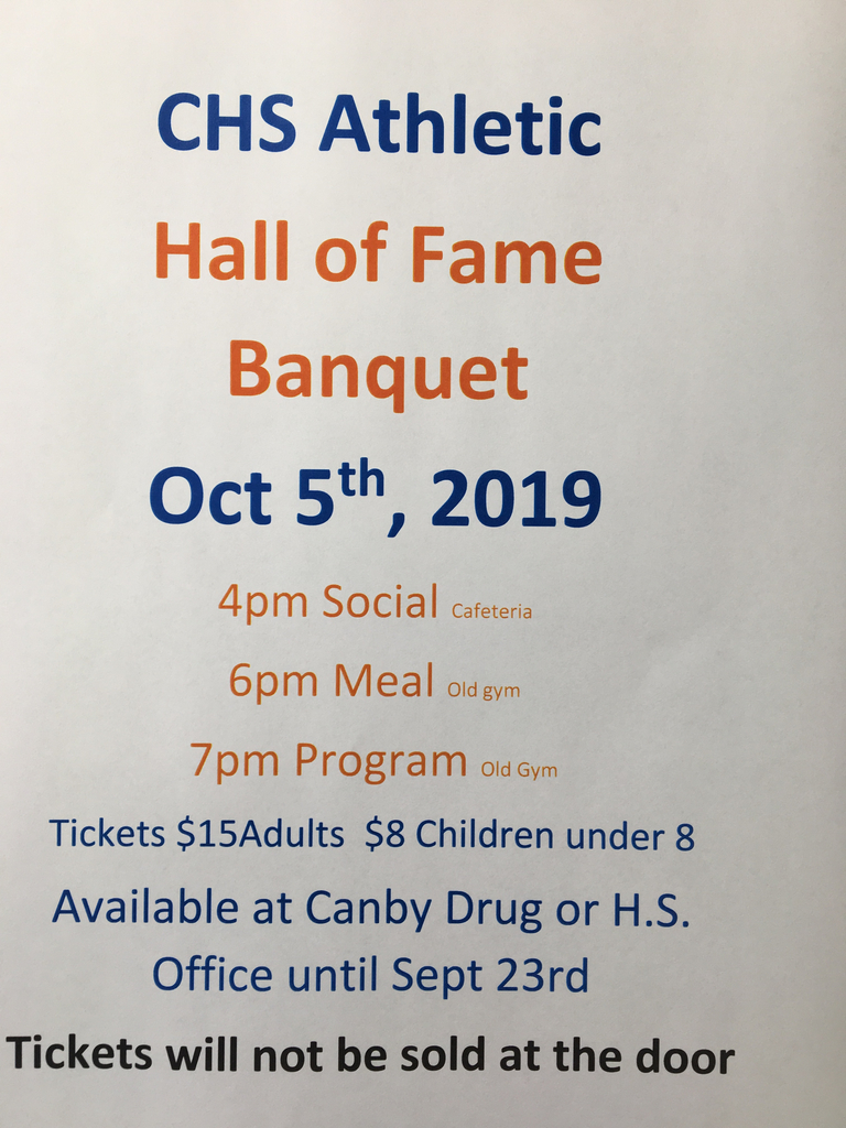 HOF Banquet flyer