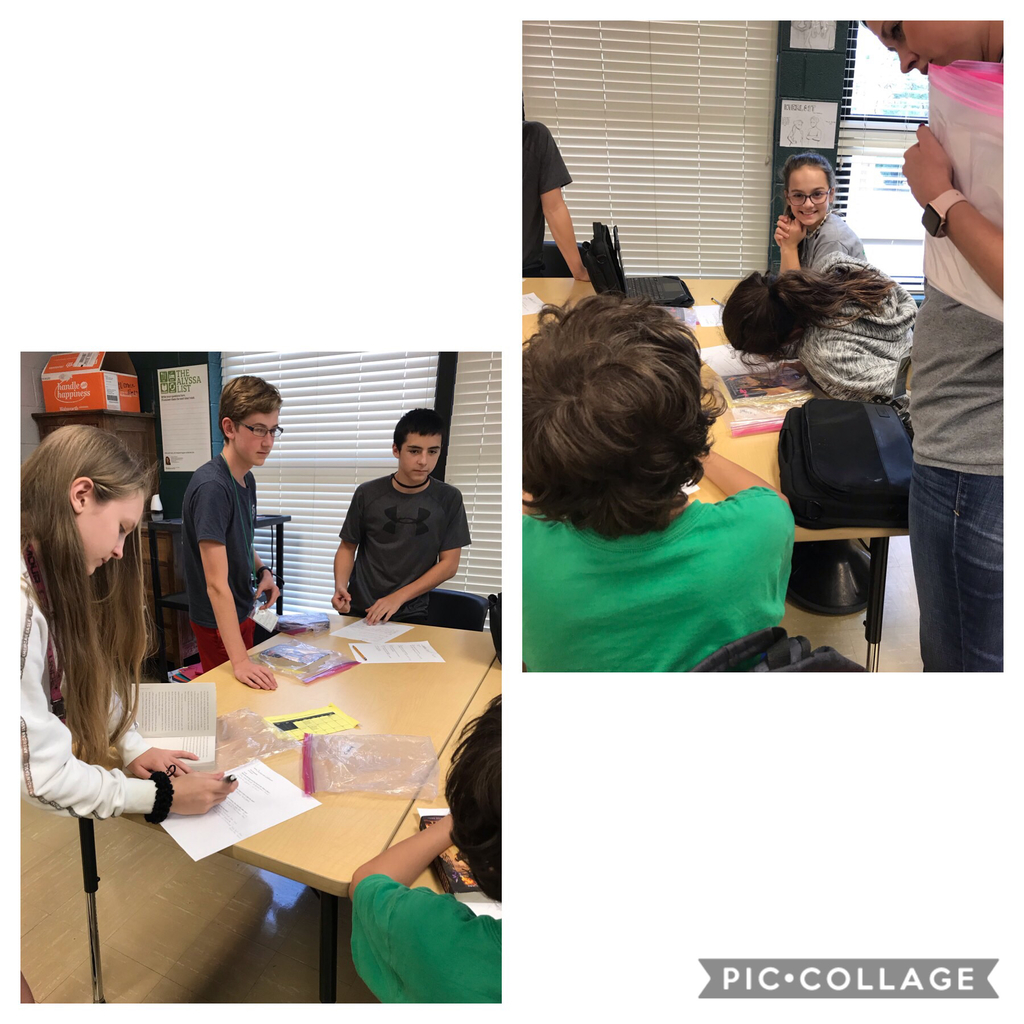 This group is talking about there book” The Unwanteds” #loyalandtrue