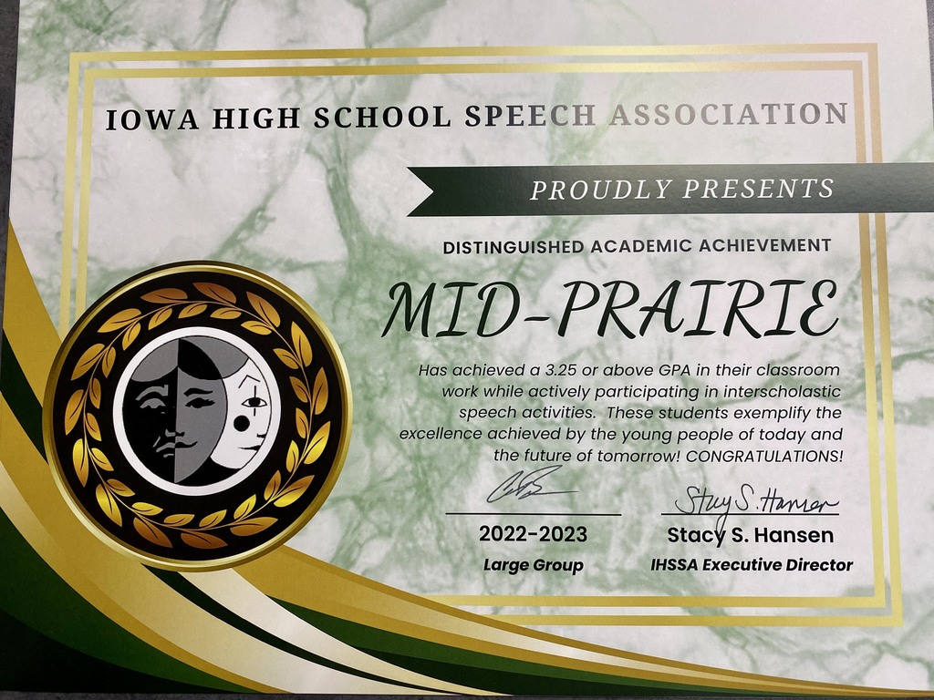 Speech Teams recognition plaque