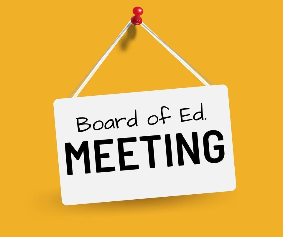 Board of Ed Meeting graphic