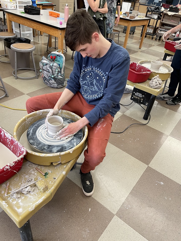 Pottery at Bay Middle School