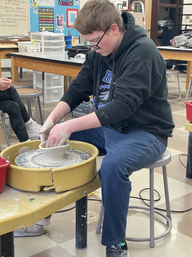 Pottery at Bay Middle School