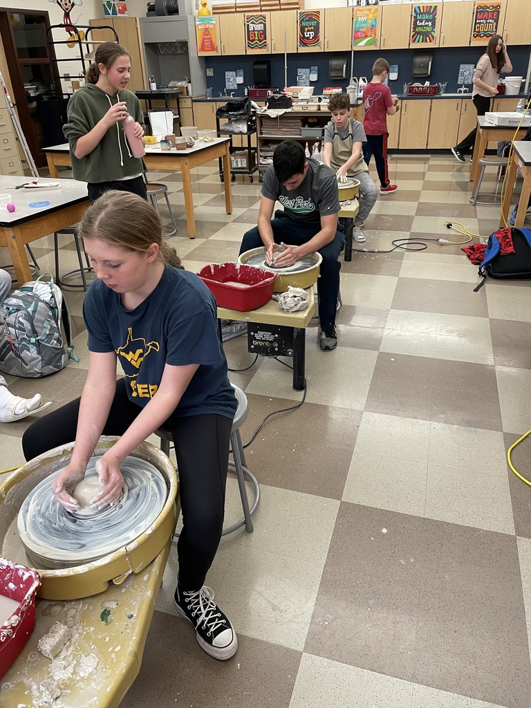 Pottery at Bay Middle School