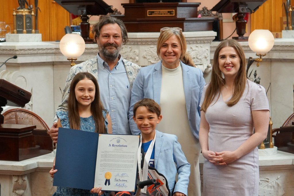 Huck Kurinsky at the State House