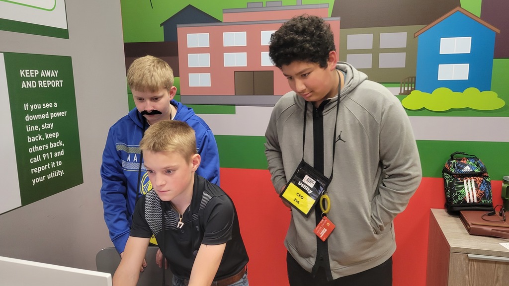 Benton at JA Biztown