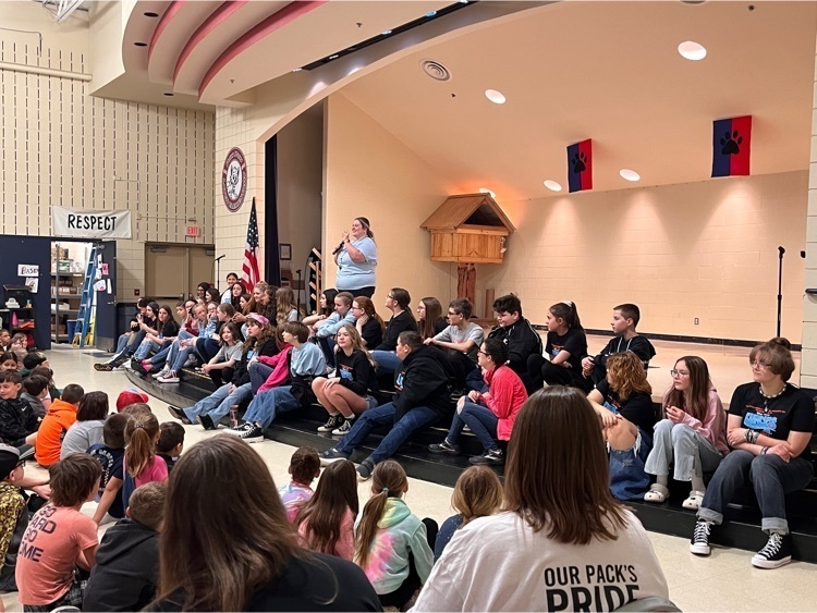 yeah, Miss Heasley introduces the cast of the middle school musical, finding Nemo junior to the students at Paw Paw Later Elementary.