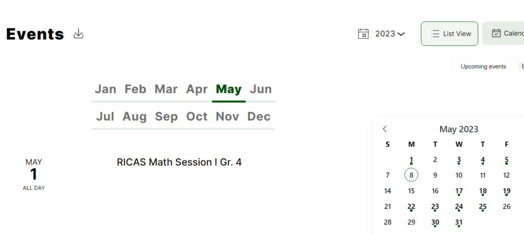 Calendars