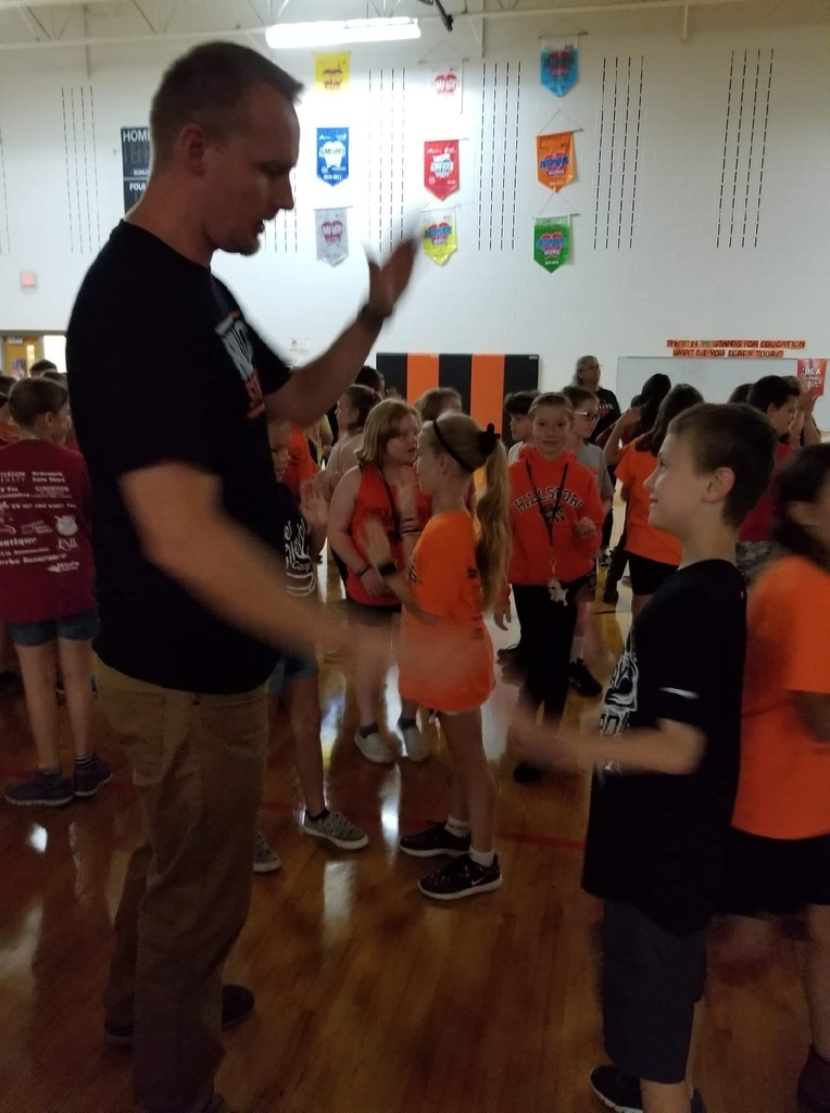 The first all school elementary meeting was a success!