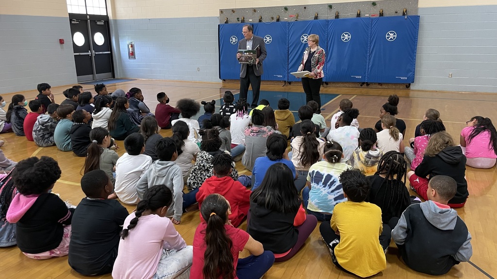 3rd Grade listening to Rotary Club