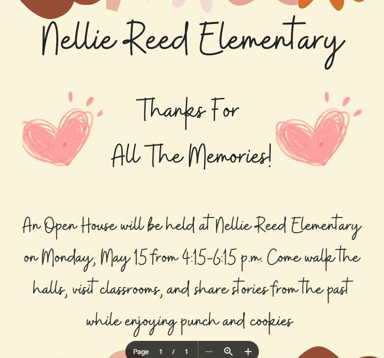 Nellie Reed Open House