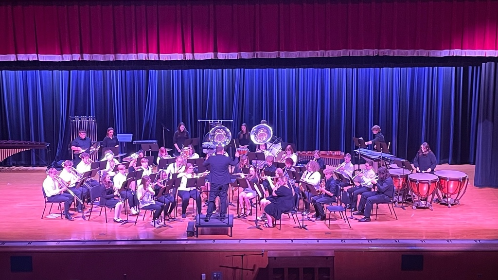 the band performing