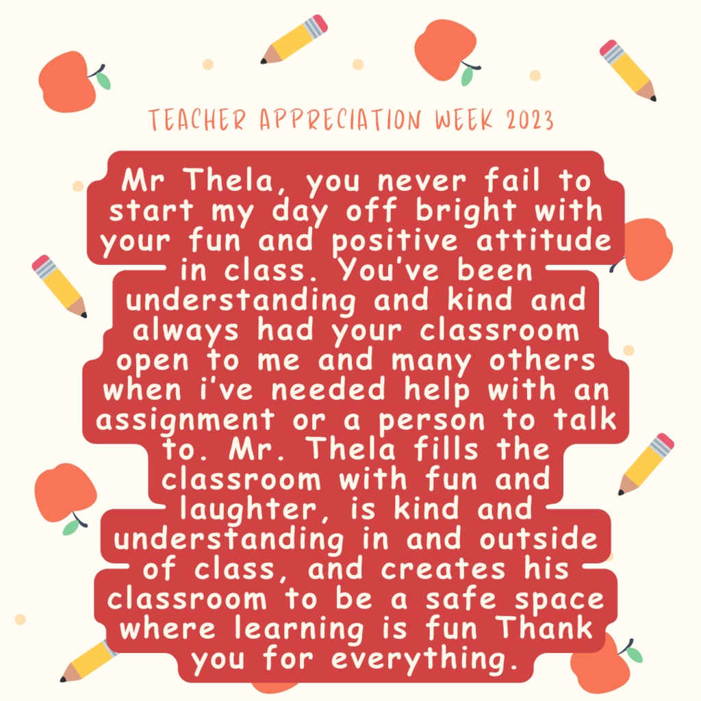 teacher appreciation week