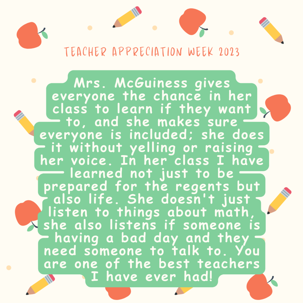 teacher appreciation week