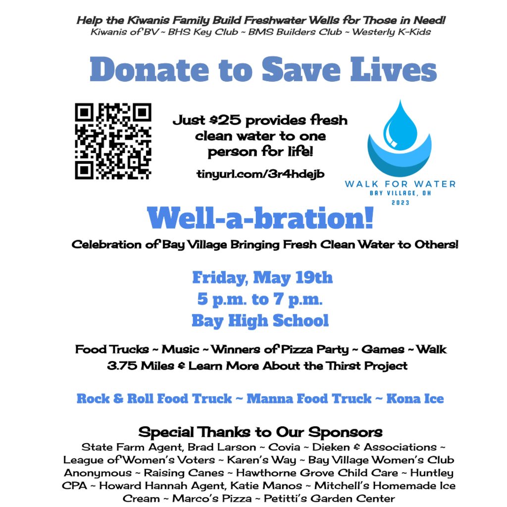 Walk for Water Flyer