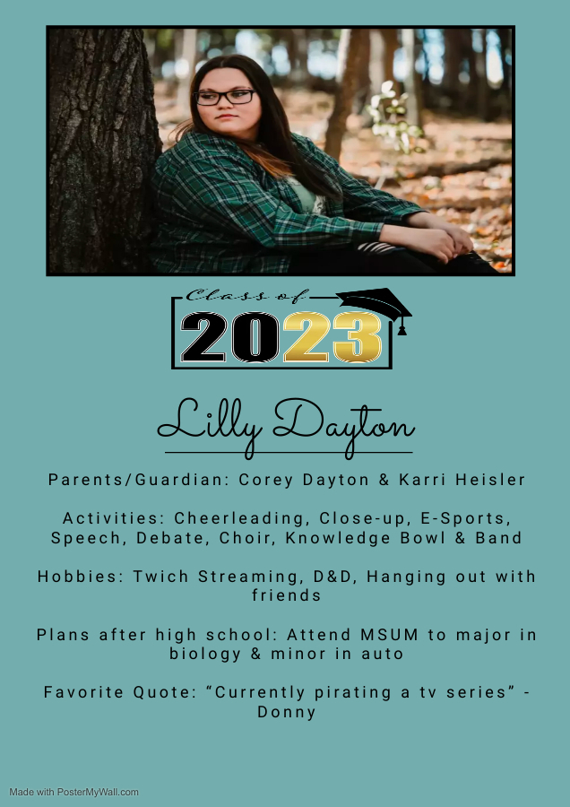 2023 Waubun Senior: Lilly Dayton