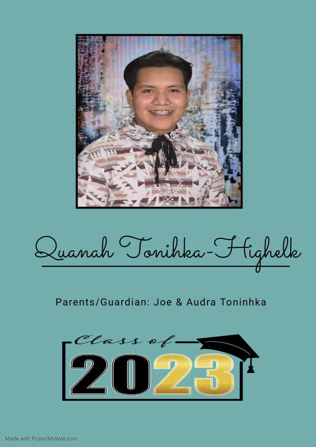 2023 Waubun Senior: Quanah Tonihka-Highelk