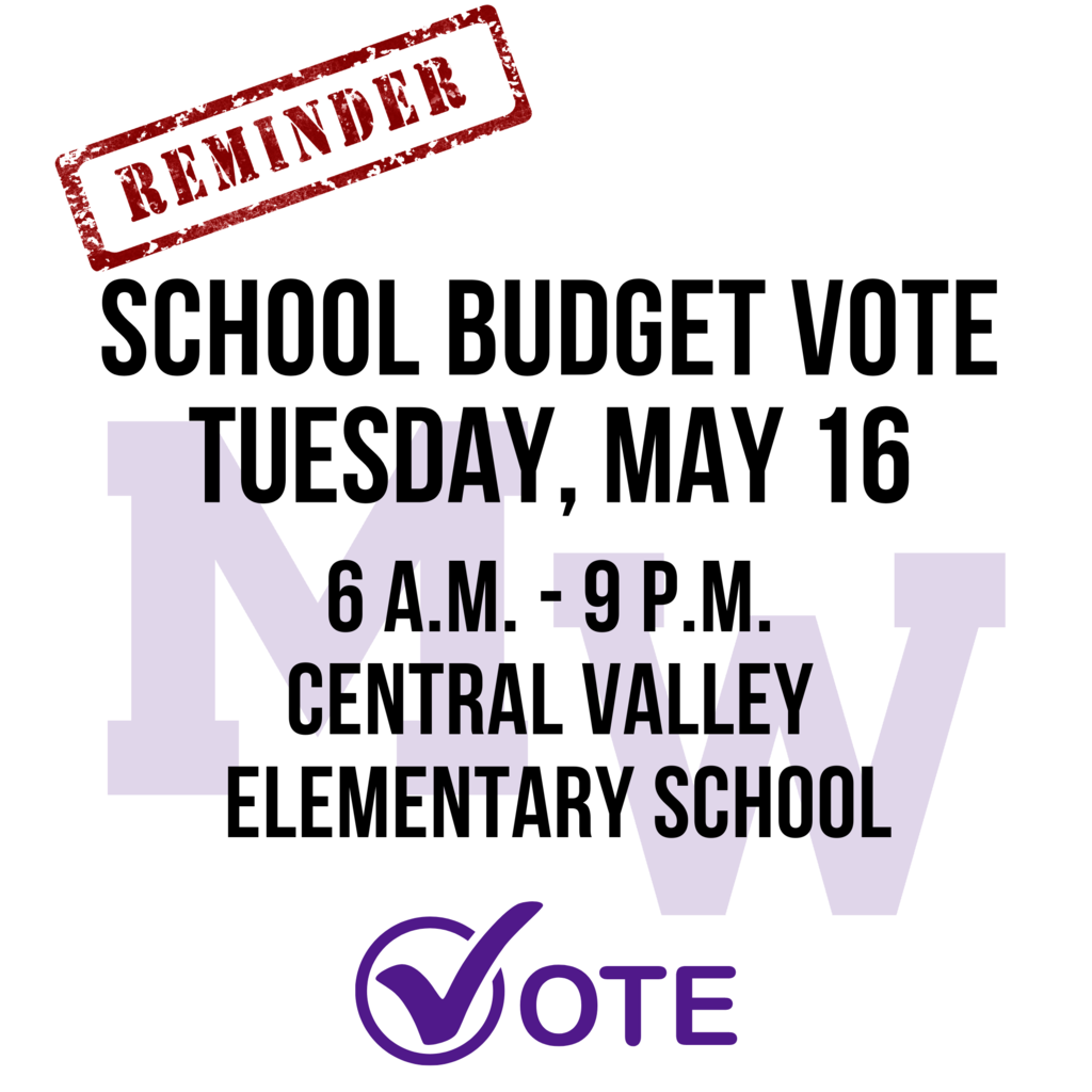 Budget Vote reminder