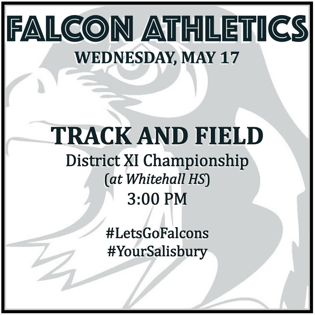 TRACK AND FIELD at District XI Championship (Whitehall HS): 3:00 PM.