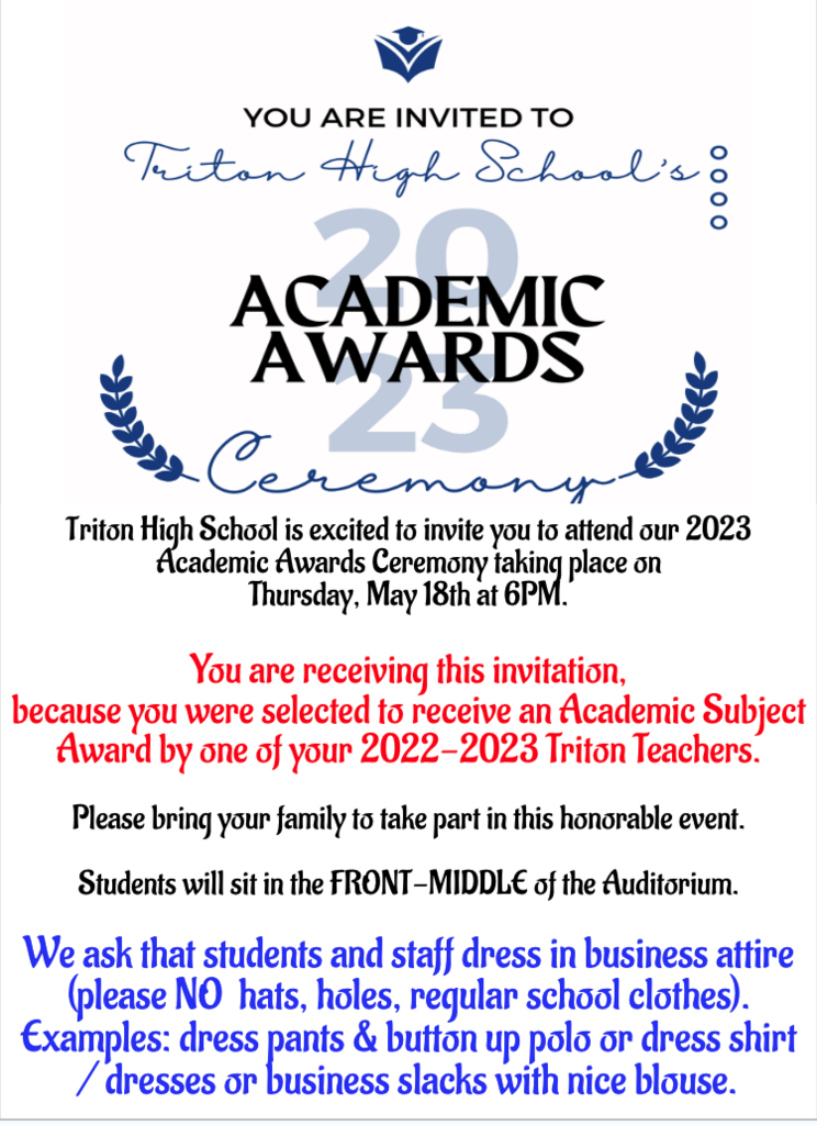 Subject Awards Night at THS