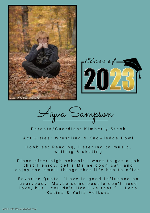 2023 Waubun Senior: Ayva Sampson