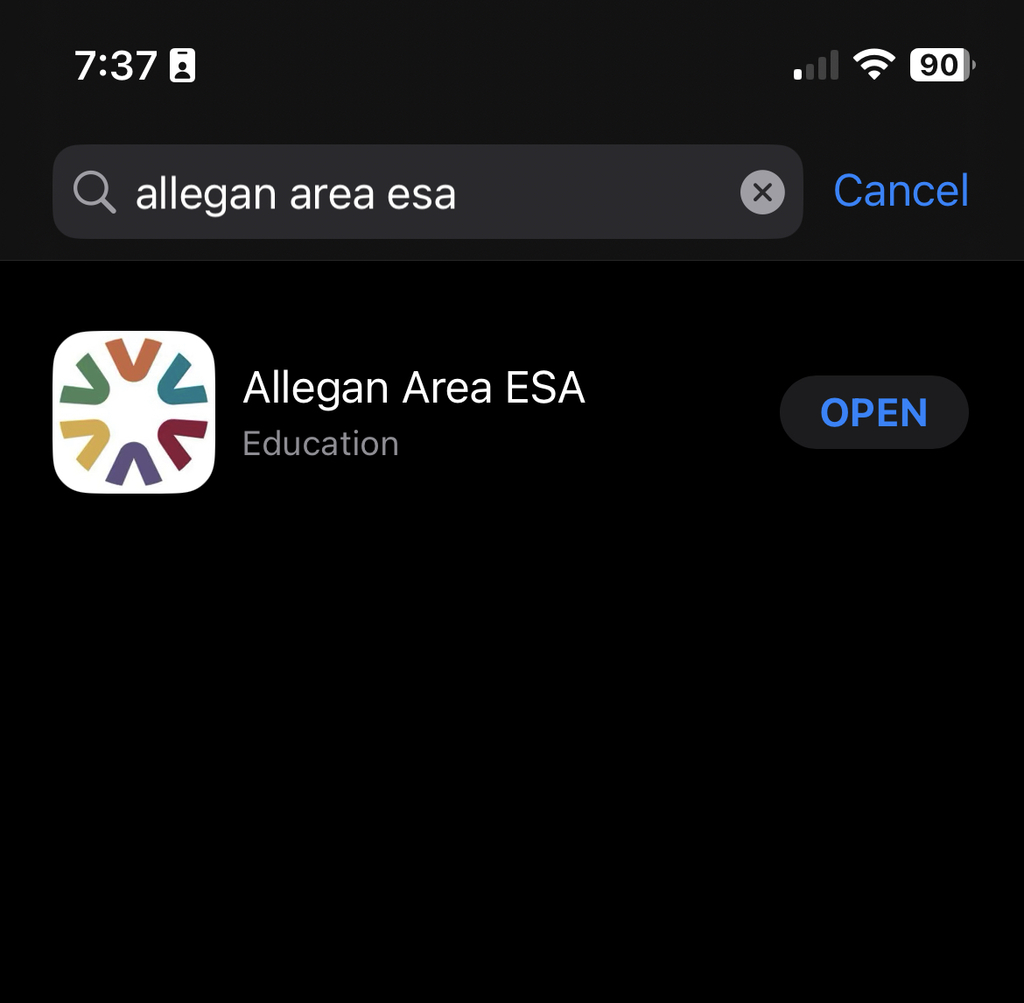 aaesa app in store