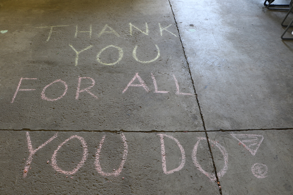 Thank you for all you do sign